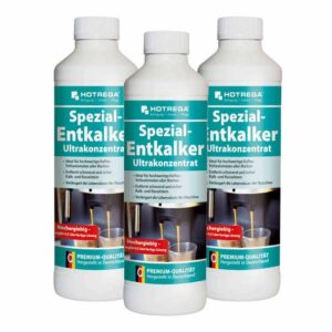 HOTREGA Spezial Entkalker Ultrakonzentrat 500 ml - Kaffeemaschine entkalken Entkalker für Kaffeevollautomaten