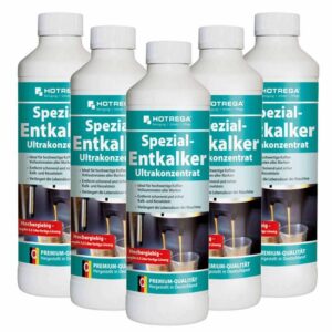 HOTREGA Spezial Entkalker Ultrakonzentrat 500 ml - Kaffeemaschine entkalken Entkalker für Kaffeevollautomaten