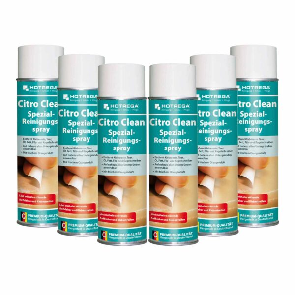 HOTREGA Citro Clean Spezial Reinigungsspray 500 ml - entfernt Klebereste & Co. – Bild 2