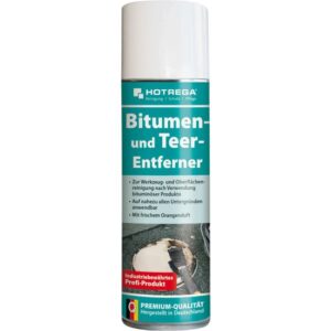 HOTREGA Bitumen- und Teer-Entferner 300 ml - entfernt auch Harz, Ruß, Gummiabrieb