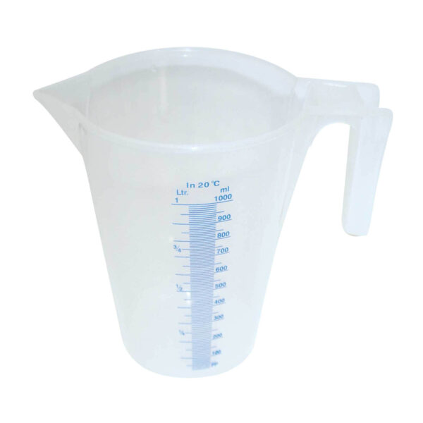 Wilpeg Kunststoffbecher - Messbecher, Maßbecher - Skalierung bis 1 Liter – Bild 2