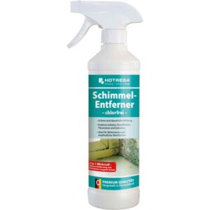 HOTREGA Schimmel Entferner chlorfrei 500 ml - beseitigt Pilze, Bakterien, verhindert weiteres Wachstum