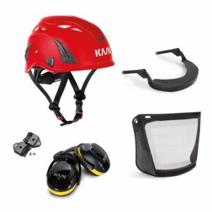 KASK Forstschutzhelm Plasma AQ, Forstschutz, Forsthelm, Schutzhelmkombination, Kopfschutz, Visier, Gehörschutz, KWF Profi