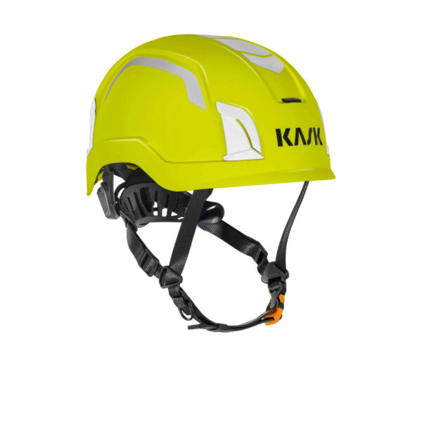 KASK Schutzhelm ZENITH X Hi-Viz, fluoreszierender Bauhelm, Kletterhelm, Arbeitshelm, Drehrad, EN397, EN50365 – Bild 2