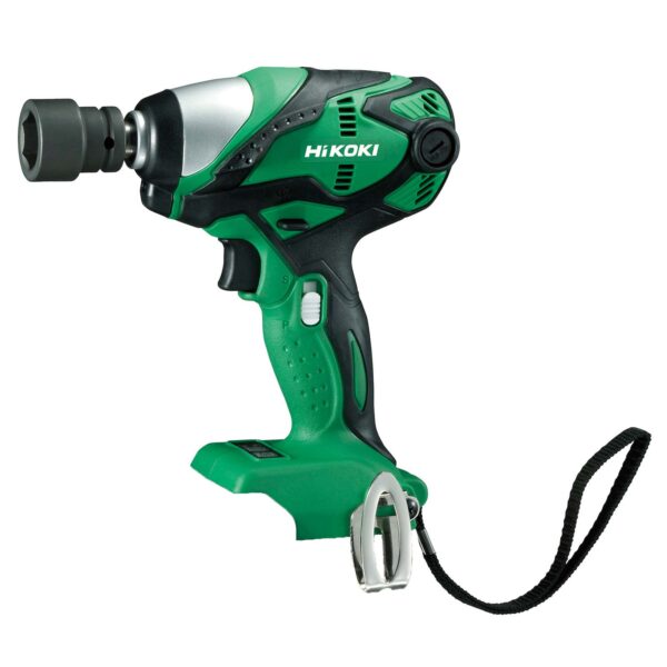 HiKOKI Akku-Schlagschrauber WR18DSDLW4Z 18V 1/2 Zoll, Elektrische Bremse, Regelelektronik inkl. Gürtelclip, Handgelenksschlaufe – Bild 2