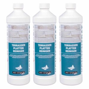 stein-reiniger Terrassen Platten Reiniger Konzentrat Sets - kraftvoller Reiniger für Terrasse und Balkon
