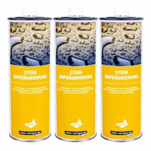 stein-reiniger: Stein Imprägnierung 3x 1 L - Für alle saugfähigen Natur- und Kunststeine