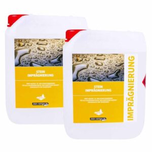 stein-reiniger: Stein Imprägnierung 2x 5 Liter - Für alle saugfähigen Natur-, Kunststeine, Feinsteinzeug