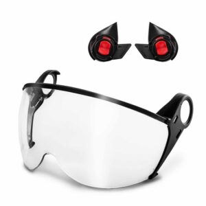 KASK Visier Zen für Schutzhelme Zenith + 2x Visieradapter - Gesichtsschutz - Zubehör - Visier aus Polycarbonat