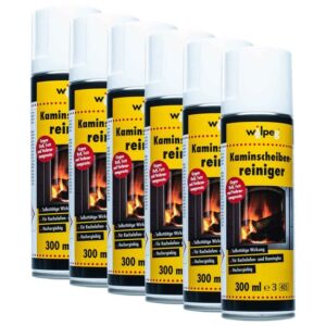 WILPEG Kaminscheibenreiniger Set Kaminofenscheiben Reiniger Glasreiniger Scheibenreiniger Ofenglasreiniger Kunststoffreiniger