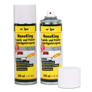 WILPEG Teppich & Polster Imprägnierspray, Imprägnierung NanoKing 300ml - Pflege und Schutz Spray