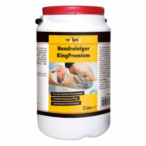 WILPEG Handreiniger KingPremium 3 Liter - Seife, Waschpaste, Handwaschpaste für extreme Verschmutzungen wie Farbe, Klebstoff, Teer u.v.m.