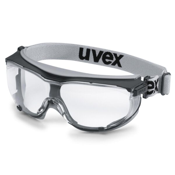 UVEX Vollsichtbrille carbonvision 9307375 supravision extreme grau/schwarz - klar – Bild 2