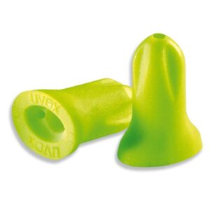 UVEX hi-com Gehörschutzstöpsel - Set 400 Stück - ergonomische Ohrstöpsel aus weichem PU-Schaum, Gehörschutz mit idealer Dämmleistung