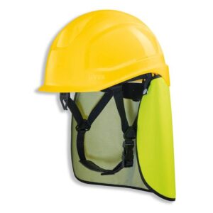 UVEX Schutzhelm pheos S-KR IES - Arbeitsschutz-Helm mit Nackenschutz - Set mit BG Bau Förderung - EN 397