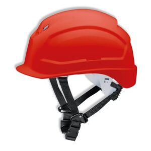 UVEX Schutzhelm pheos S-KR - Arbeitsschutz-Helm - EN 397 - Vormontierter 4-Punkt Kinnriemen und Vollsichtbrillenclip