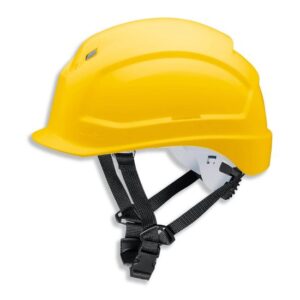 UVEX Schutzhelm pheos S-KR - Arbeitsschutz-Helm - EN 397 - Vormontierter 4-Punkt Kinnriemen und Vollsichtbrillenclip