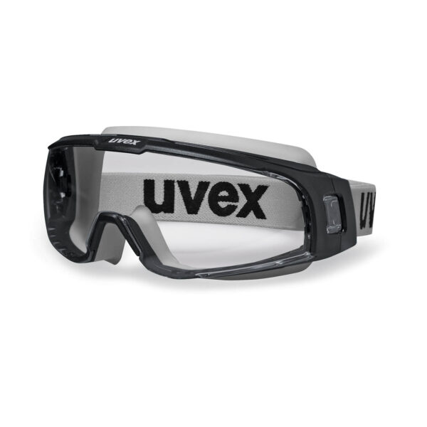 UVEX Vollsichtbrille u-sonic 9308 - Vollsicht-Schutzbrille in verschiedenen Ausführungen - 9308245 9308240 9308246 9308247 9308248 - Scheiben klar und grau – Bild 2