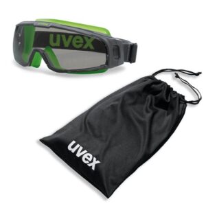 UVEX Vollsichtbrille Vollsicht-Schutzbrille u-sonic 9308 - Set mit Microfaserbeutel, Vollsichtbrille