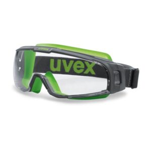 UVEX Vollsichtbrille u-sonic 9308 - Vollsicht-Schutzbrille in verschiedenen Ausführungen - 9308245 9308240 9308246 9308247 9308248 - Scheiben klar und grau