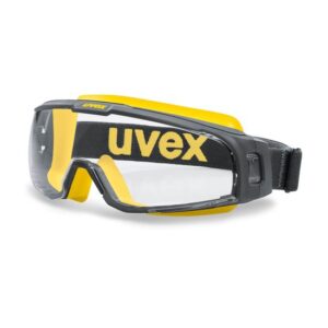 UVEX Vollsichtbrille u-sonic 9308 - Vollsicht-Schutzbrille in verschiedenen Ausführungen - 9308245 9308240 9308246 9308247 9308248 - Scheiben klar und grau