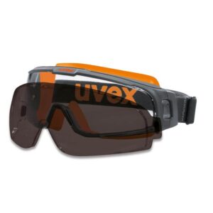 UVEX Vollsichtbrille u-sonic 9308 - Vollsicht-Schutzbrille in verschiedenen Ausführungen - 9308245 9308240 9308246 9308247 9308248 - Scheiben klar und grau