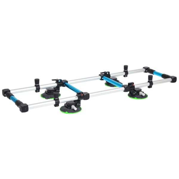 KS Tools Vierfach-Saugheber 140.1009, Heben, Tragen und Halten, Fliesen-Tragegriff, Plattenträger - bis 100 kg – Bild 2