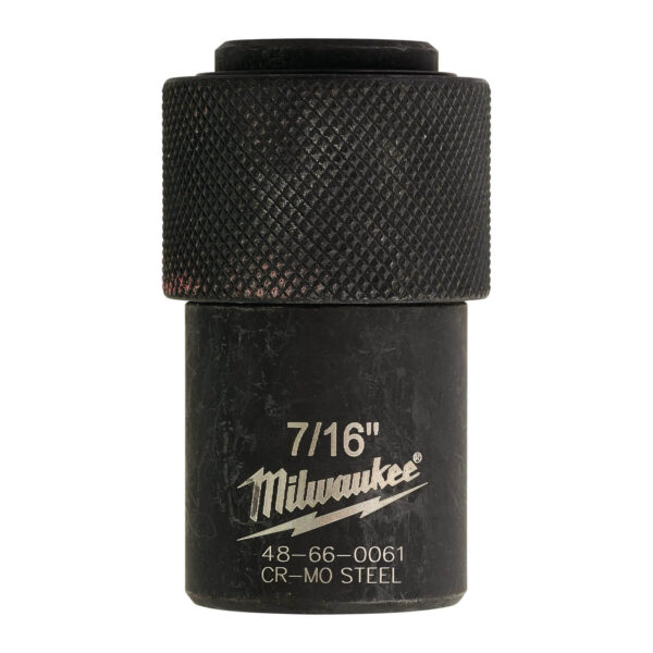 Milwaukee Adapter 1/2" Vierkant auf 7/16" Hex für Selbstbohrer und Schlagfeste Schlangenbohrer – Bild 2
