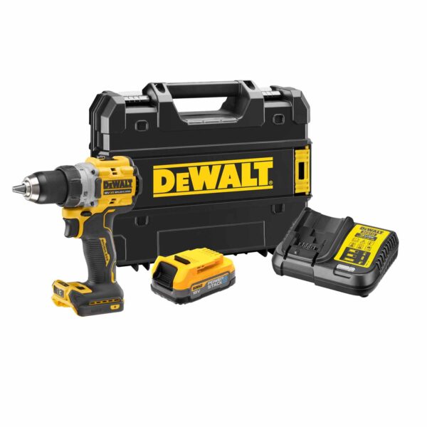 DeWALT Akku-Bohrschrauber Akkuschrauber DCD800E1T-QW 18V + Powerstack Akku 1,7Ah – Bild 2