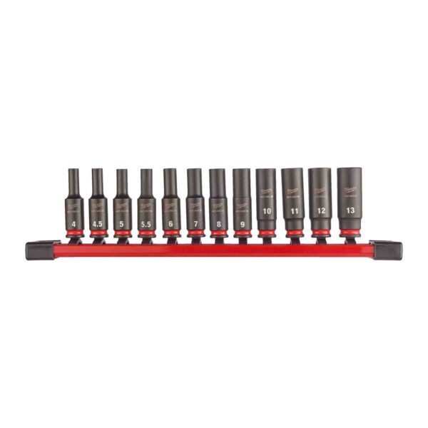 Milwaukee Schlagnuss-Set 4932480453 Shockwave für Schlagschrauber 1/4" Vierkant, 4-13mm 20-teilig – Bild 2