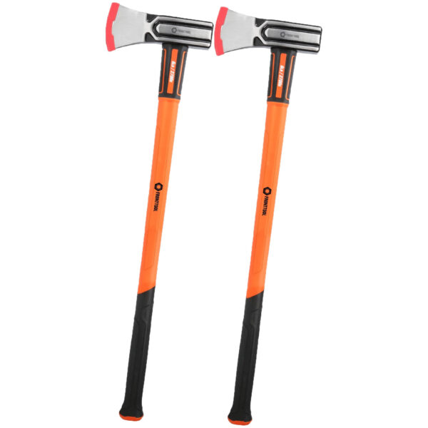 FRONTTOOL Spalthammer 85cm - Spaltaxt und Vorschlaghammer 2in1 - Karbonstahl Werkzeug, 2 Stück – Bild 2