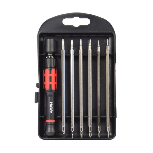 HaWe Präzisions-Schraubendreher-Set, Feinmechanik, Reparatur-Tool, einfache Feinjustierung - 7-teilig – Bild 2