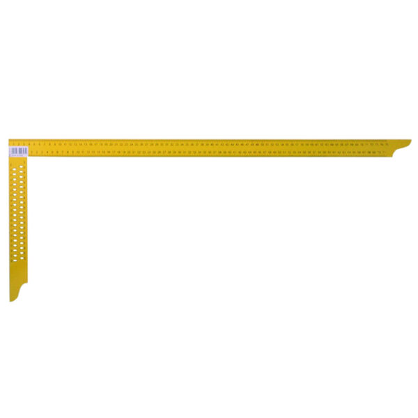 HaWe Zimmermannswinkel 90.808 Eisenwinkel, Stahlwinkel, Anschlagwinkel m. Anreißlöchern, Messwinkel, 800mm – Bild 2