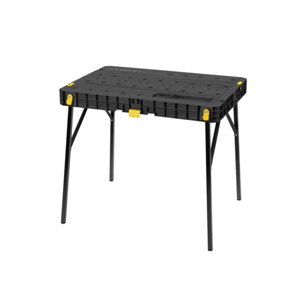 Stanley Essential Werkbank, Arbeitstisch, klappbarer Werktisch, belastbar bis 320kg, leicht zu transportieren – Bild 2