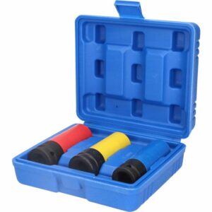 Brilliant Tools Alu-Felgen-Kraft-Stecknuss-Satz BT691005, schlagfest für Reifenwechsel, 3-teilig