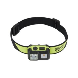 Milwaukee LED Leuchte ISHL-0, Kopflampe, Taschenlampe, Stirnlampe, 5 Beleuchtungsmodi