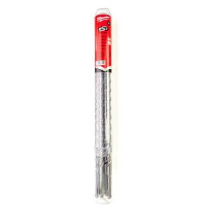 Milwaukee Hammerbohrer-Set SDS-Plus Mauerbohrer, Steinbohrer, mit konisch verlaufendem Spiralrücken - 5-teilig