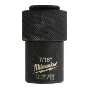 Milwaukee Adapter 1/2" Vierkant auf 7/16" Hex für Selbstbohrer und Schlagfeste Schlangenbohrer