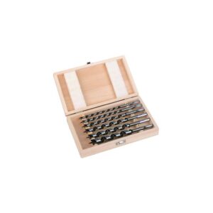 Milwaukee Holz-Schlangenbohrer-Set, Holz-, Spiralbohrer, Lewis-Wendel mit 6-Kant-Schaft, 6-teilig
