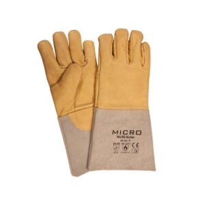 NITRAS Micro-Welder Schweißer-Schutzhandschuhe Rindsvollleder Schweißerhandschuhe gefüttert