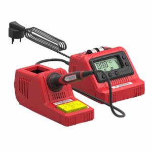 Rothenberger Digital-Lötstation 760050mit  Lötkolben, Entlöststation inkl. 3 Lötspitzen, 60 Watt, 200-450°C