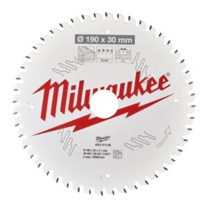 Milwaukee Kreissägeblatt 4932471380 sauberer Schnitt für alle Holzarten, Thin-Kerf, 190x30mm