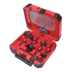 Milwaukee SWITCHBLADE Selbstbohrer Set, 35/38/54/65 mm, Verlängerung 140 mm, Holzschrauben ohne vorbohren, 5-teilig