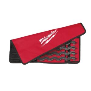 Milwaukee SHOCKWAVE Schlangenbohrer-Set für Holz, in Aufbewahrungstasche, für (Akku-)Bohr- und Schlagschrauber, 4-teilig