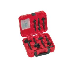 Milwaukee CONTRACTOR Selbstbohrer Set, 25/29/32/38/44/54/65 mm, Verlängerung, Holzschrauben ohne vorbohren, 8-teilig