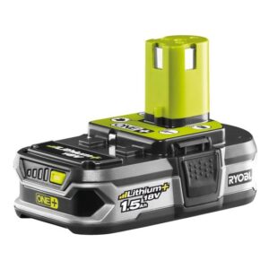 RYOBI Lithium-Akku ONE+, Ersatzakku, Batterie, 5133001905, Akku-Pack mit Einzellenüberwachung, 18V 1,5Ah