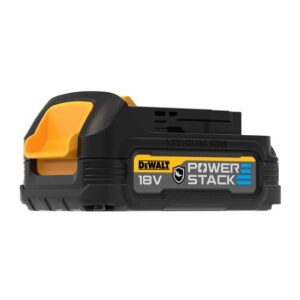 DeWALT Powerstack-Akku G-Version DCBP034G-XJ, Akku, Werkzeugakku, 18V, 1,7Ah mit Pouch-Zellen-Technologie, 50% mehr Leistung