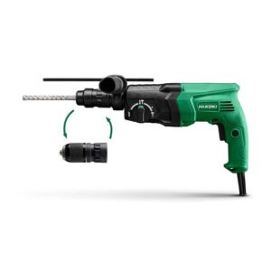 HiKOKI Bohr-& Meißelhammer DH24PMH, Kombihammer, SDS-PLUS, 2,7 Joule, Stufen- und Schlagzahlregulierung, 730W