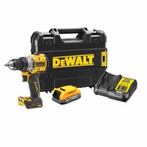 DeWALT Akku-Bohrschrauber Akkuschrauber DCD800E1T-QW 18V + Powerstack Akku 1,7Ah