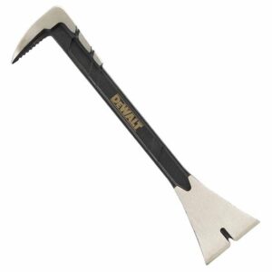 DeWALT Präzisionseisen DWHT0-55529 254mm, Nageleisen, Nagelzieher, Kuhfuß, Flaches Klauenende